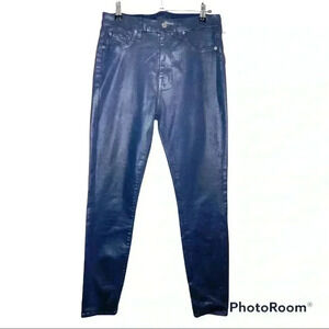 BNWT 7 For All Mankind Purple Shimmer Pants